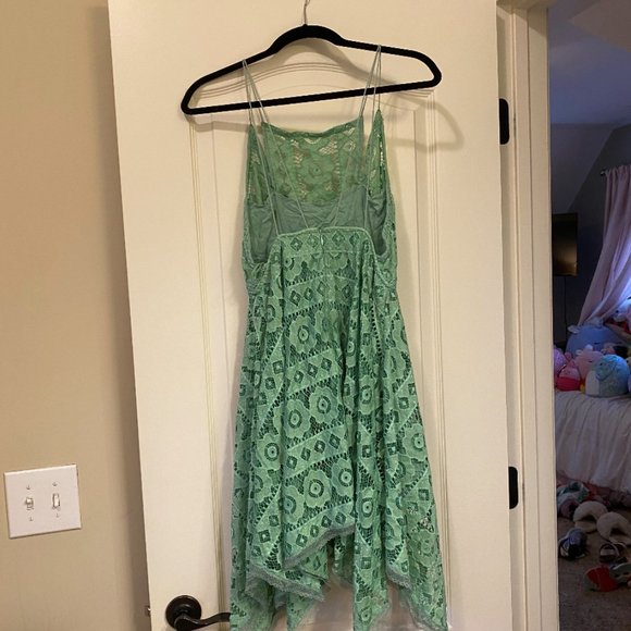 Free People Just Like Honey Green Dress - Picture 2 of 3